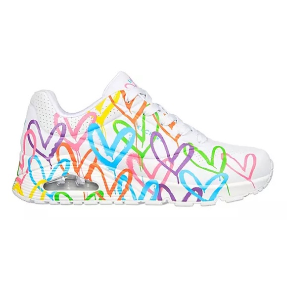 SKECHERSWOMENS UNO X GOLDCROWN Low Top Women's Casual Fashion Sneaker - Picture 1 of 4